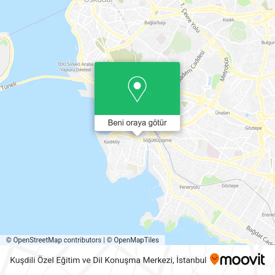 Kuşdili Özel Eğitim ve Dil Konuşma Merkezi harita