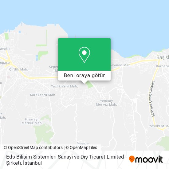 Eds Bilişim Sistemleri Sanayi ve Dış Ticaret Limited Şirketi harita