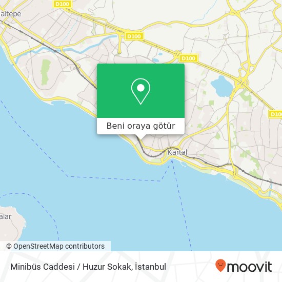 Minibüs Caddesi / Huzur Sokak harita