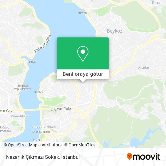 Nazarlık Çıkmazı Sokak harita
