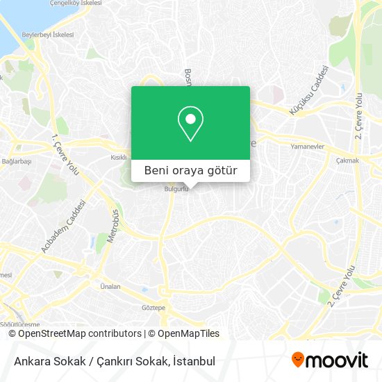 Ankara Sokak / Çankırı Sokak harita