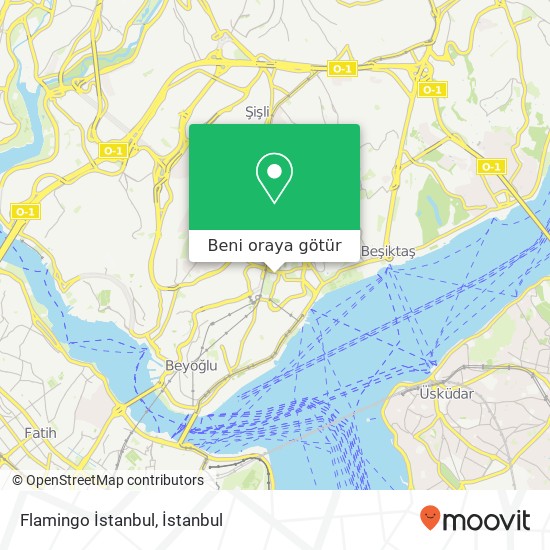 Flamingo İstanbul harita