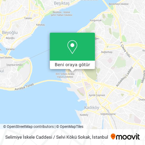 Selimiye İskele Caddesi / Selvi Kökü Sokak harita