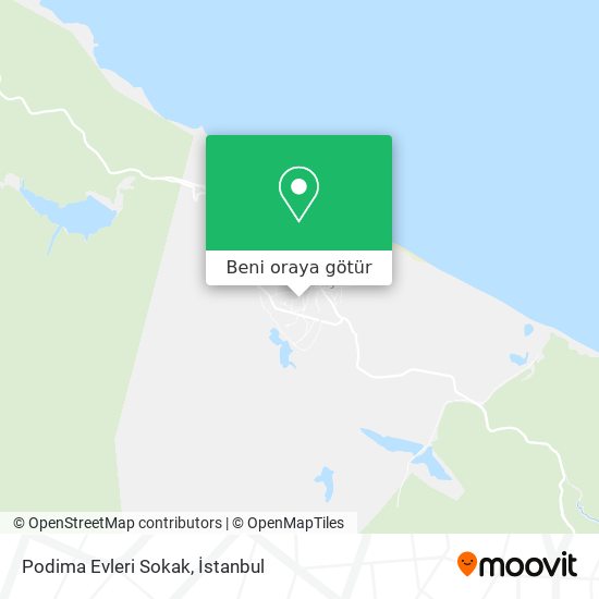 Podima Evleri Sokak harita