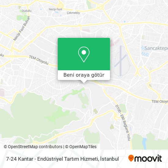 7-24 Kantar - Endüstriyel Tartım Hizmeti harita