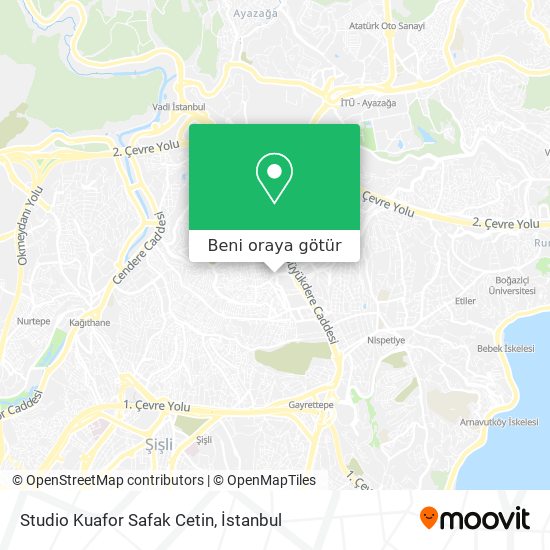 Studio Kuafor Safak Cetin harita