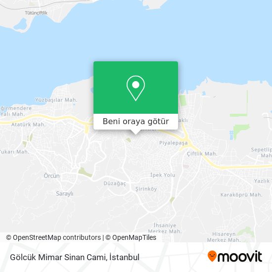Gölcük Mimar Sinan Cami harita