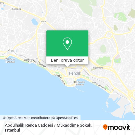 Abdülhalik Renda Caddesi / Mukaddime Sokak harita