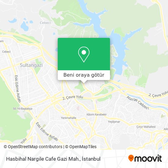 Hasbihal Nargile Cafe Gazi Mah. harita