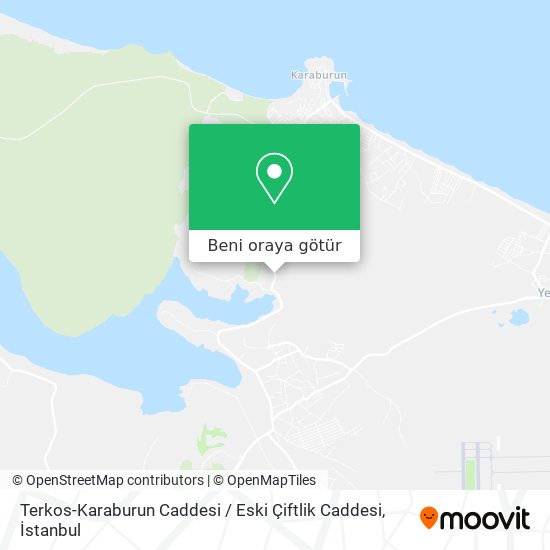 Terkos-Karaburun Caddesi / Eski Çiftlik Caddesi harita