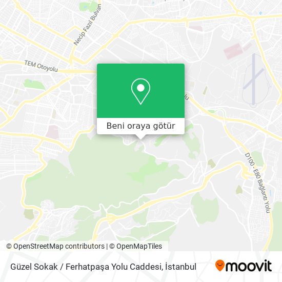 Güzel Sokak / Ferhatpaşa Yolu Caddesi harita