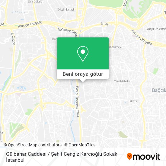 Gülbahar Caddesi / Şehit Cengiz Karcıoğlu Sokak harita