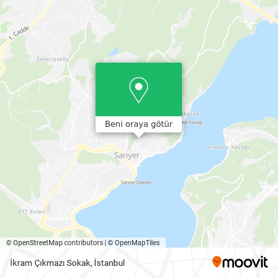 İkram Çıkmazı Sokak harita
