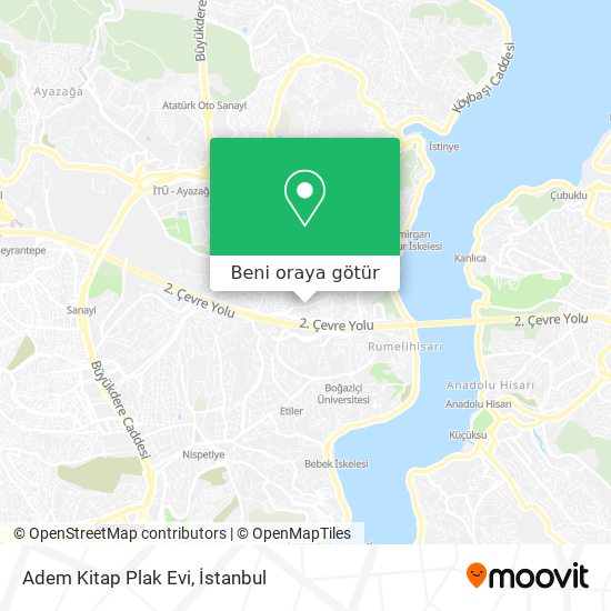 Adem Kitap Plak Evi harita