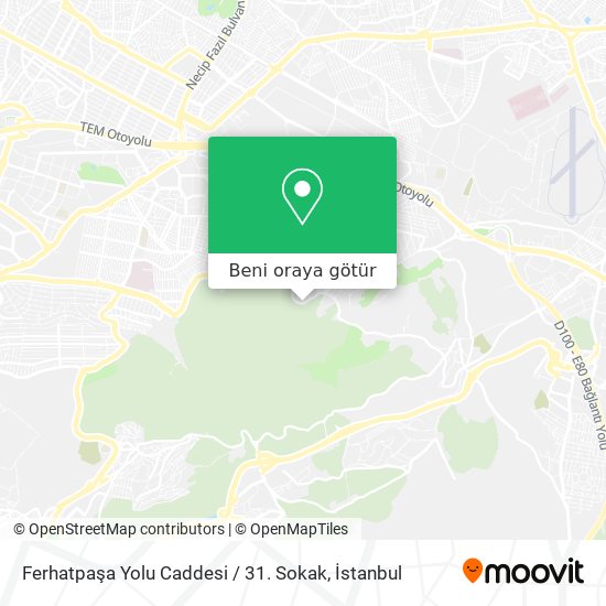 Ferhatpaşa Yolu Caddesi / 31. Sokak harita