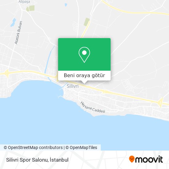 Silivri Spor Salonu harita