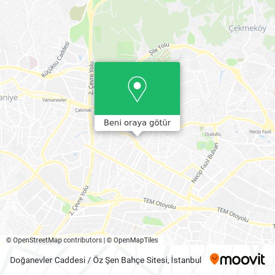 Doğanevler Caddesi / Öz Şen Bahçe Sitesi harita