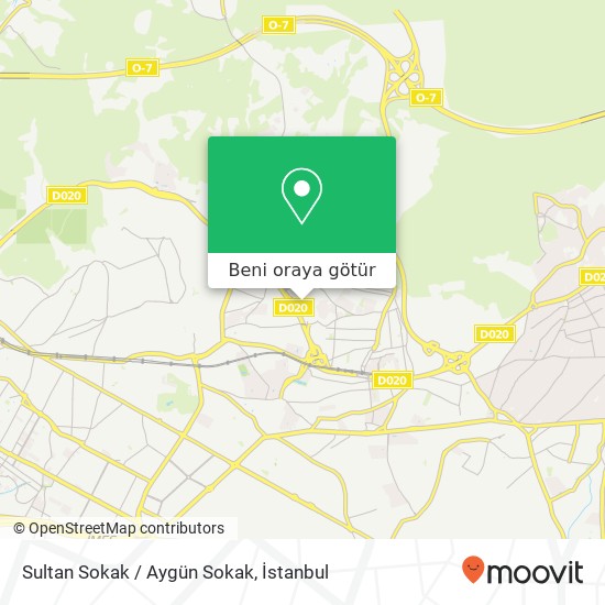 Sultan Sokak / Aygün Sokak harita