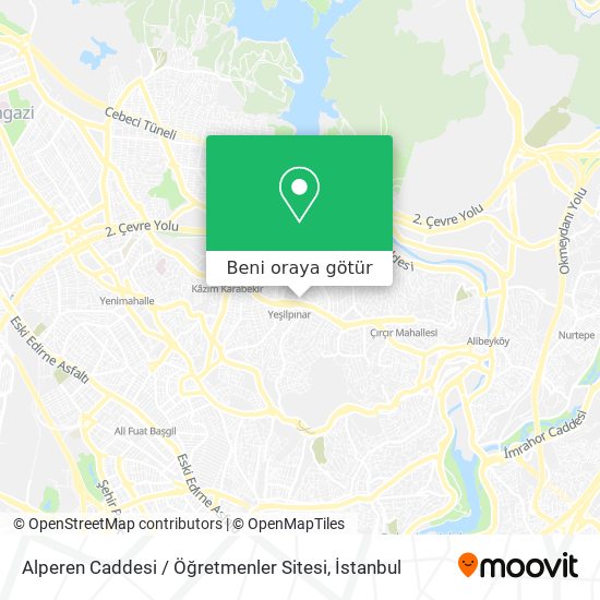 Alperen Caddesi / Öğretmenler Sitesi harita