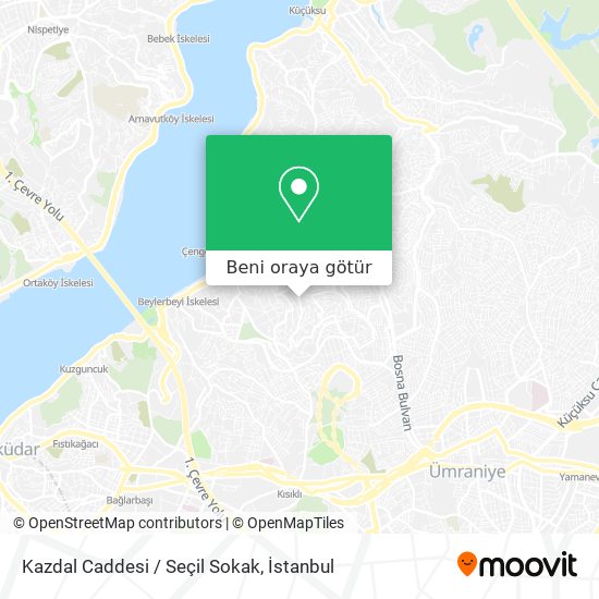 Kazdal Caddesi / Seçil Sokak harita