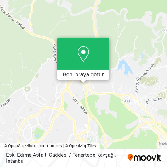 Eski Edirne Asfaltı Caddesi / Fenertepe Kavşağı harita