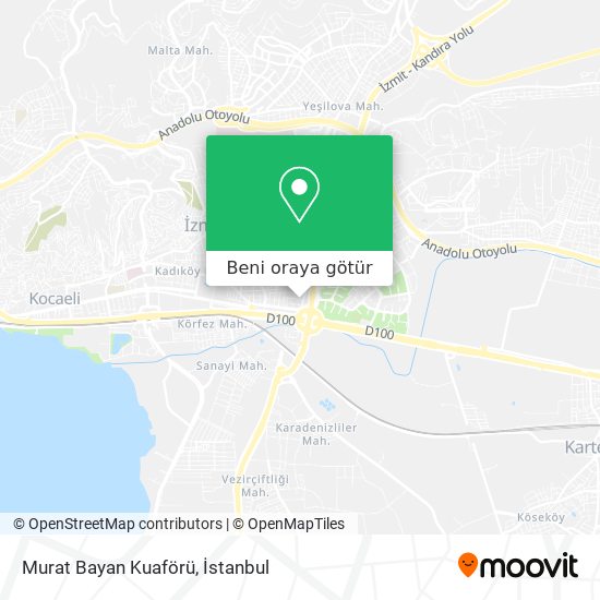 Murat Bayan Kuaförü harita