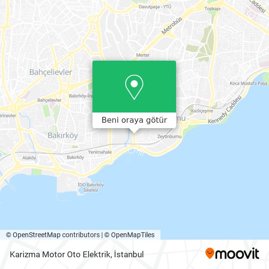 Karizma Motor Oto Elektrik harita