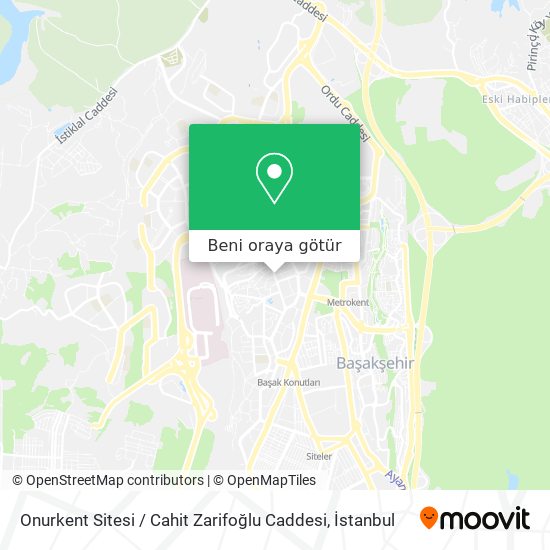 Onurkent Sitesi / Cahit Zarifoğlu Caddesi harita