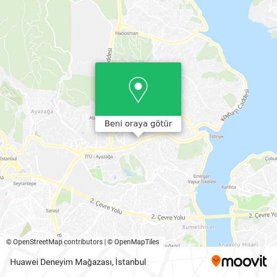 Huawei Deneyim Mağazası harita