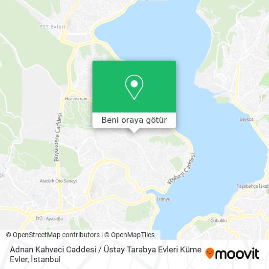 Adnan Kahveci Caddesi / Üstay Tarabya Evleri Küme Evler harita