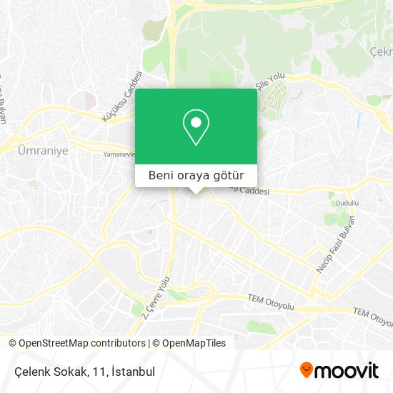 Çelenk Sokak, 11 harita