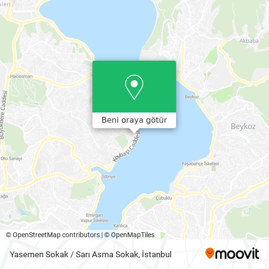 Yasemen Sokak / Sarı Asma Sokak harita