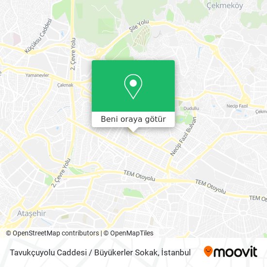 Tavukçuyolu Caddesi / Büyükerler Sokak harita