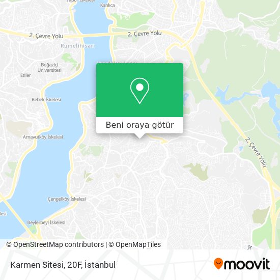 Karmen Sitesi, 20F harita