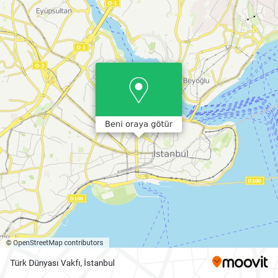 Türk Dünyası Vakfı harita