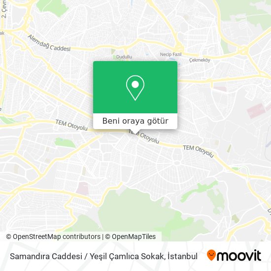 Samandıra Caddesi / Yeşil Çamlıca Sokak harita