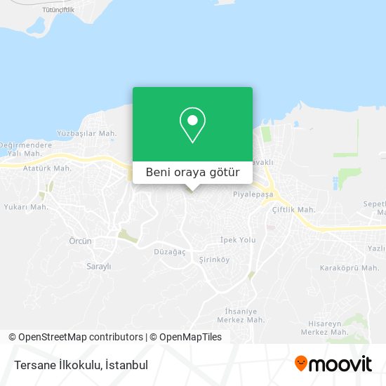 Tersane İlkokulu harita