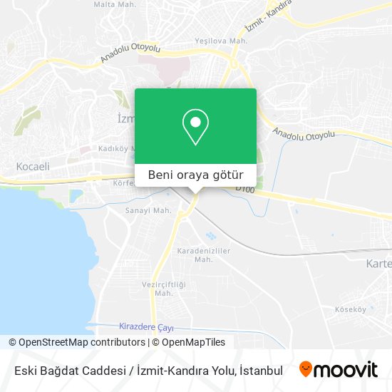 Eski Bağdat Caddesi / İzmit-Kandıra Yolu harita