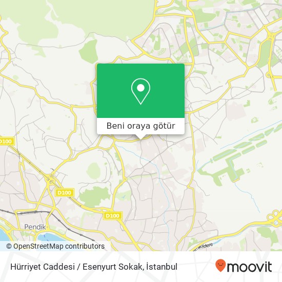 Hürriyet Caddesi / Esenyurt Sokak harita