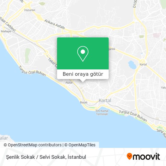 Şenlik Sokak / Selvi Sokak harita