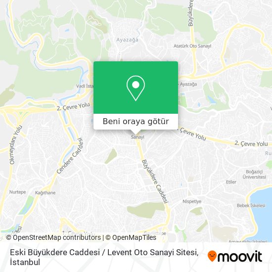 Eski Büyükdere Caddesi / Levent Oto Sanayi Sitesi harita