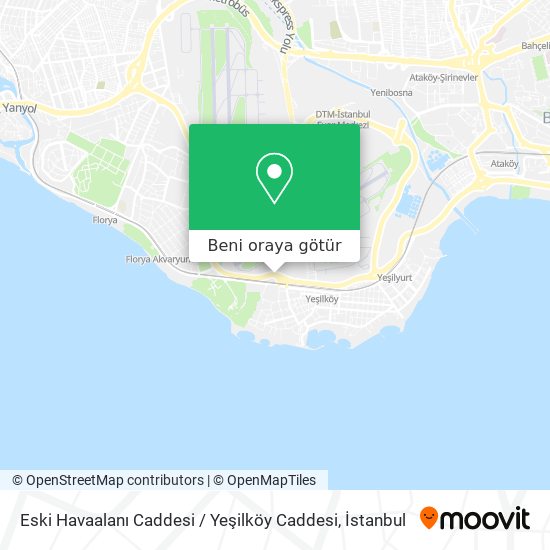 Eski Havaalanı Caddesi / Yeşilköy Caddesi harita