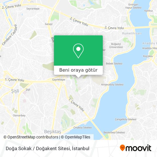 Doğa Sokak / Doğakent Sitesi harita