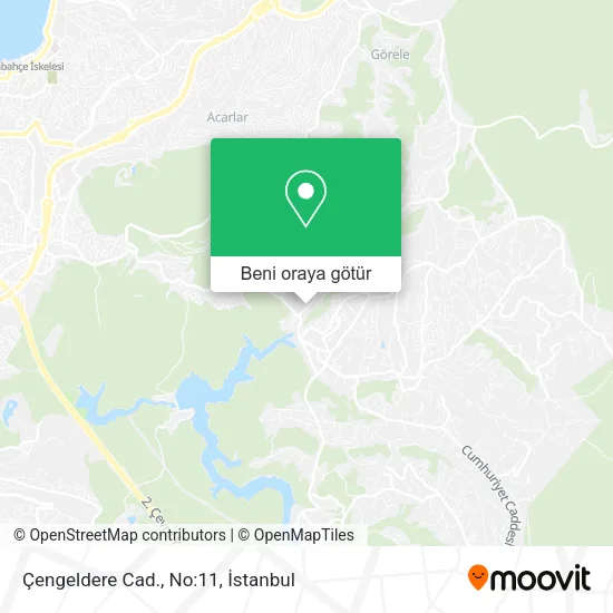 Çengeldere Cad., No:11 harita