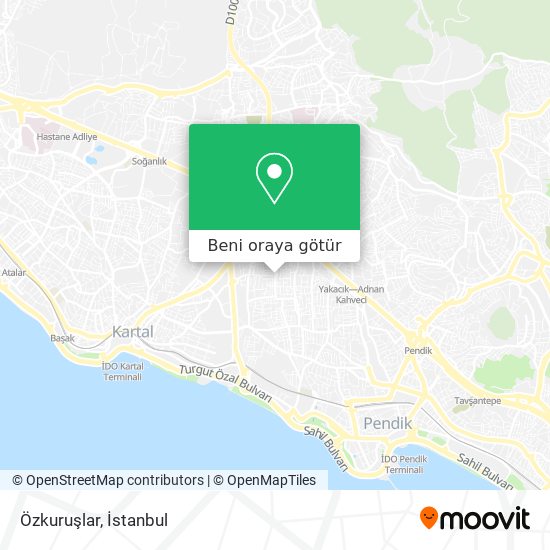 Özkuruşlar harita