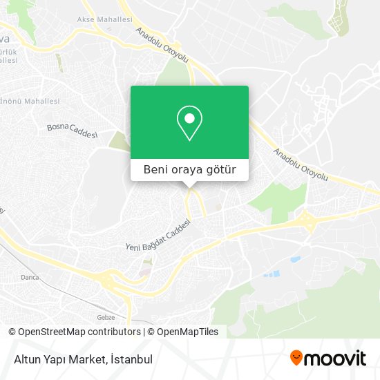 Altun Yapı Market harita
