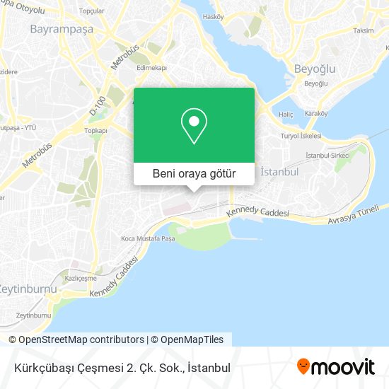 Kürkçübaşı Çeşmesi 2. Çk. Sok. harita