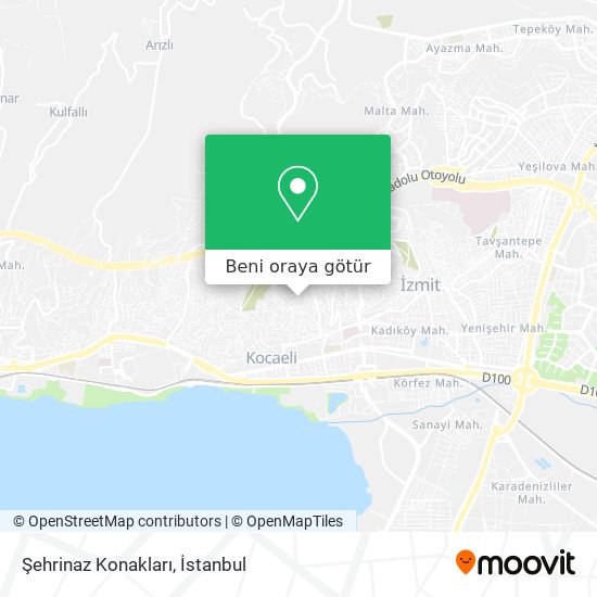Şehrinaz Konakları harita
