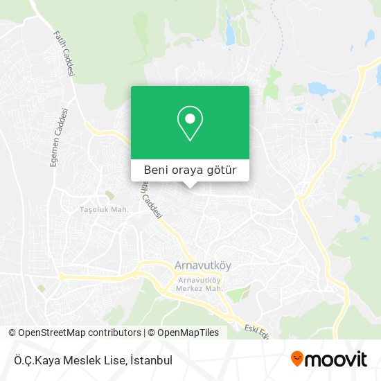 Ö.Ç.Kaya Meslek Lise harita