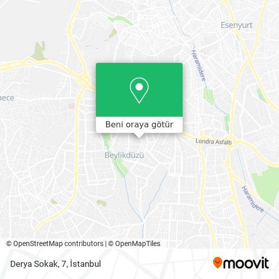 Derya Sokak, 7 harita